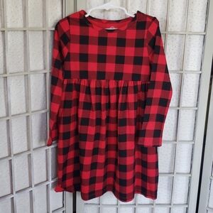 Wonder Nation bufalo print long sleeve girls dress new 5T